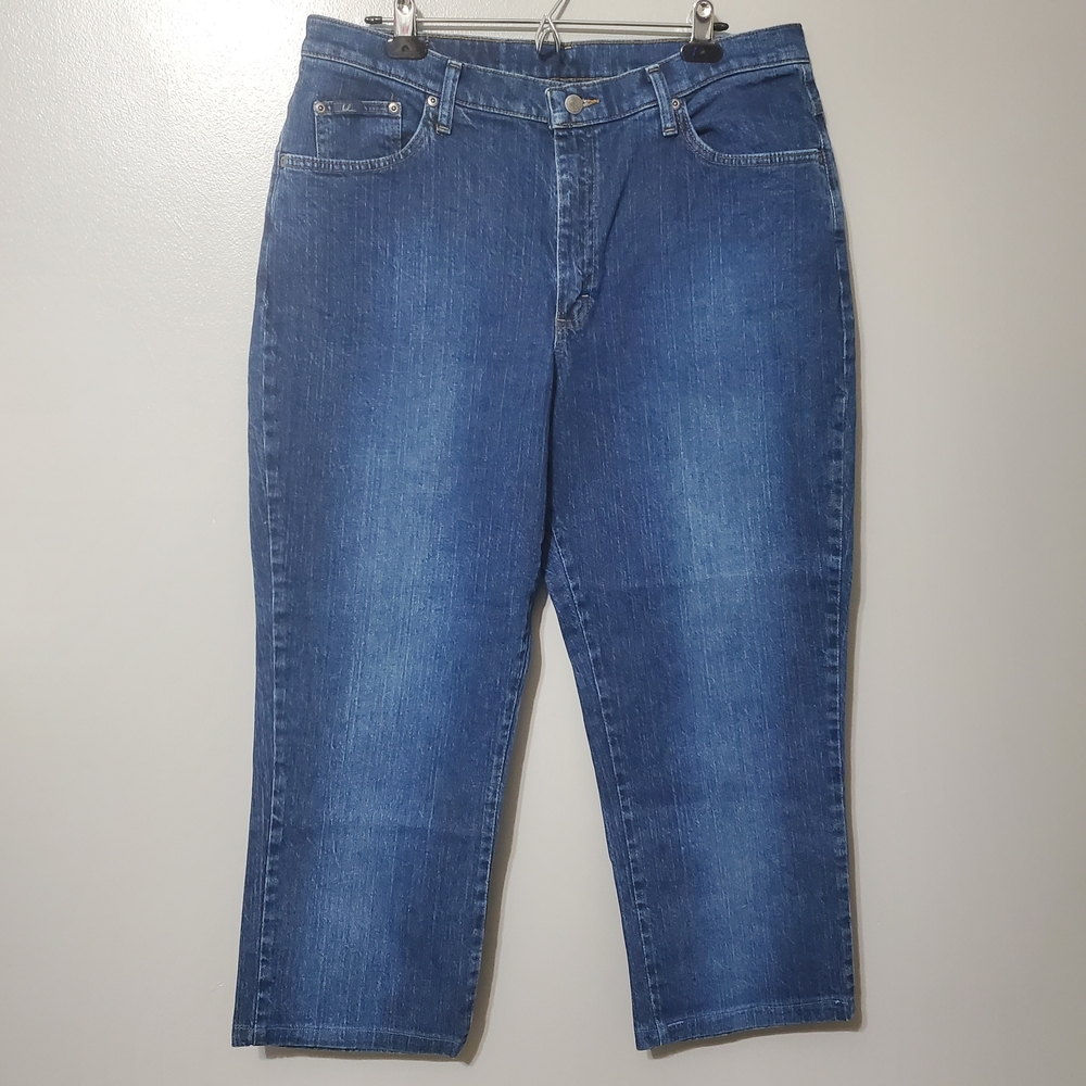 Blu Brand Straight Leg High Rise Cropped Jeans Women's Size 18